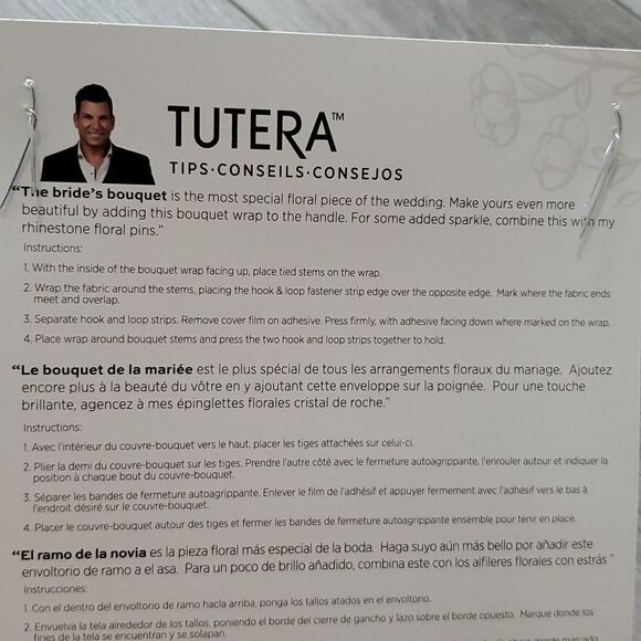 💥5/$25 SALE | BUNDLE TO SAVE | Wedding Bouquet Wrap - Picture 3 of 3